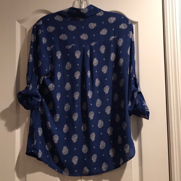 Express Paisley Print Portofino Shirt - Picture 3 of 3